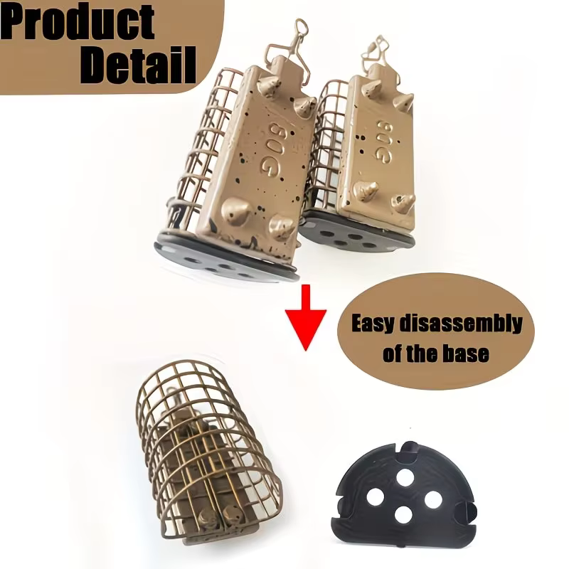 Jaula para Cebo de Carpa con Base Reforzada – Portátil y Desmontable - imagen 5