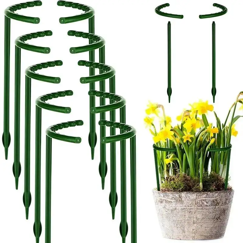Soporte de plantas semicircular de plástico para invernadero - imagen 4