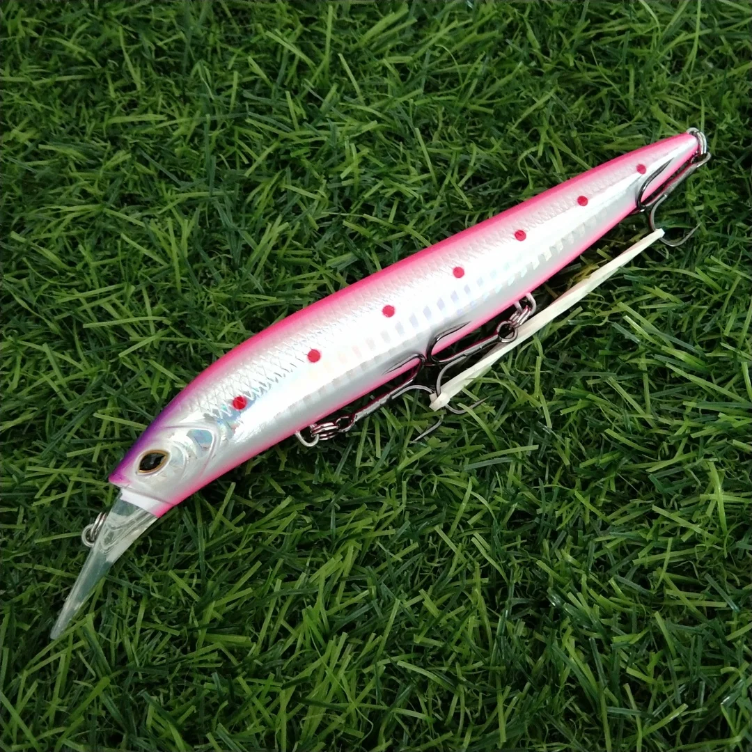 Señuelo Minnow Noeby para lubina, hundimiento lento, largo alcance - imagen 2