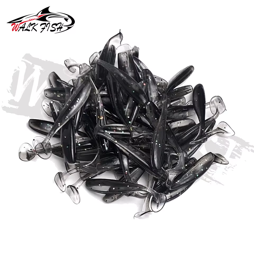 Wobbler Walk Fish 40mm – Swimbait de silicona cola en T - imagen 3