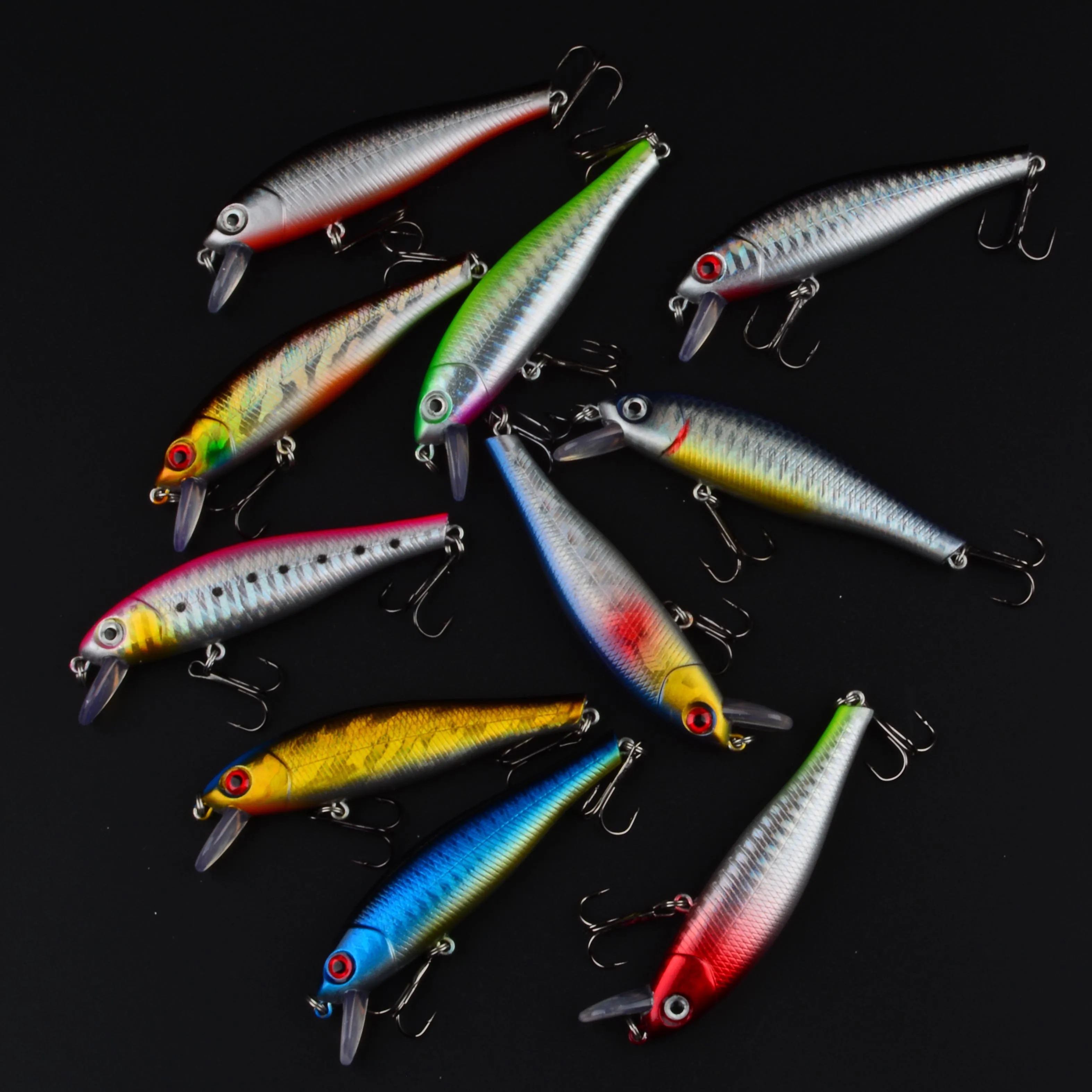 Crankbait flotante para pesca de lubina