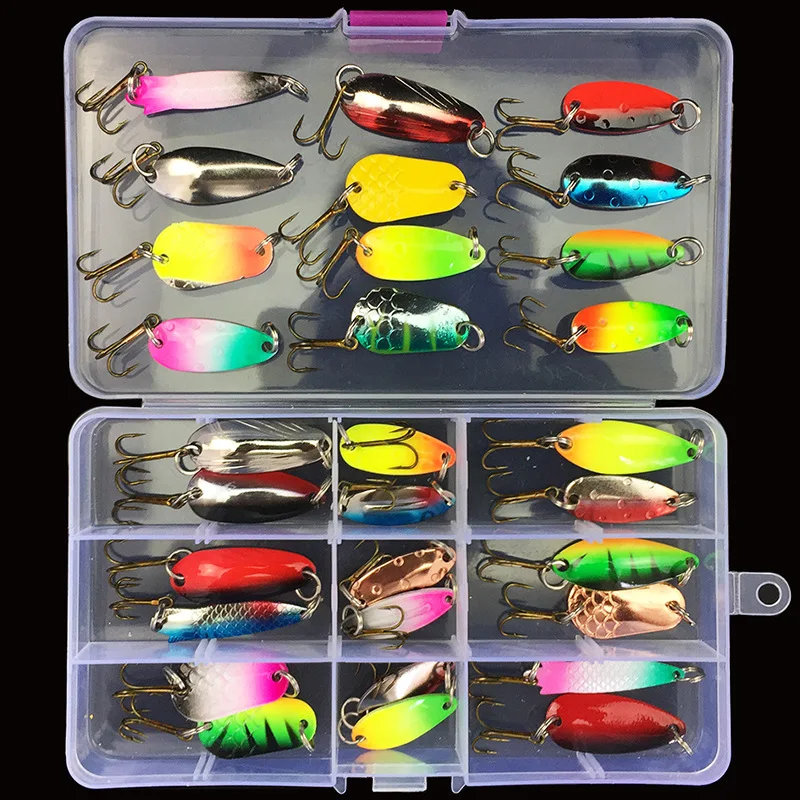 Kit de pesca con señuelos giratorios