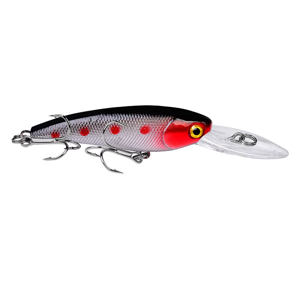 Señuelo Minnow Crankbait con ojos 3D para perca, lucio y carpa - imagen 3