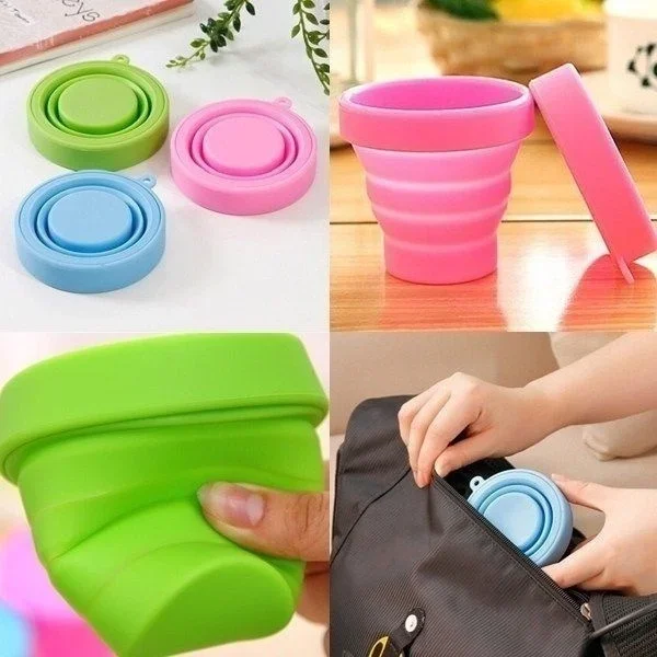 Vaso para camping y exteriores en silicona