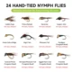 Moscas de ninfa a mano Maximumcatch surtido con caja impermeable - imagen 3