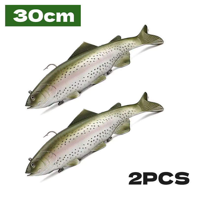 Vista de los señuelos para pesca con señuelos