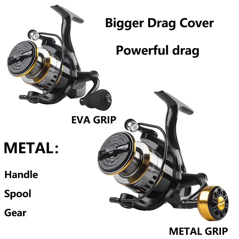 HE500-7000 Carrete ultraligero de pesca profesional – ideal para mar - imagen 3