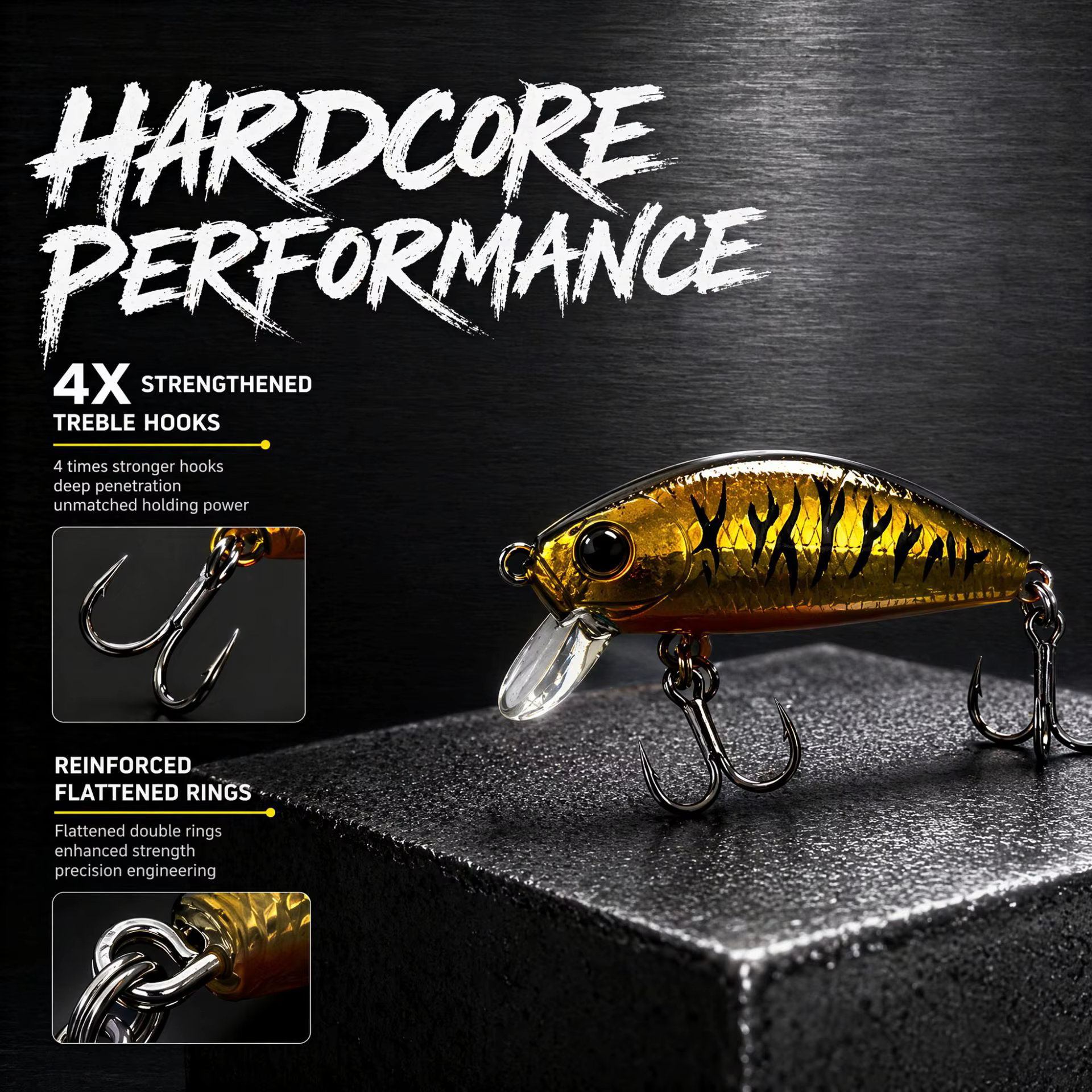 Señuelo Minnow Flotante Micro Creek 50mm – Crankbait para Trucha - imagen 5