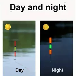 Flotador luminoso LED para pesca nocturna con batería CR425