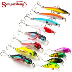Sougayilang Crankbait Wobbler Superficie para pesca de Bass y Lucio