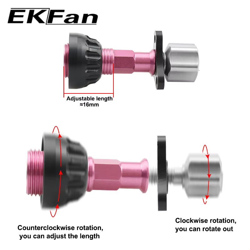 Mango de carrete ajustable EKFan 17G – Equilibrador para spinning - imagen 4