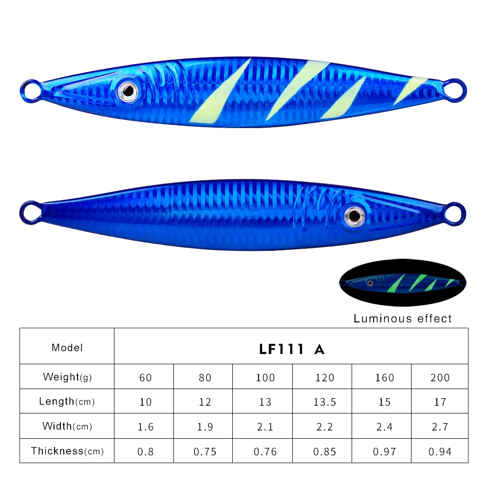 Señuelos con plantilla de metal Proberos para pesca en el mar - imagen 3