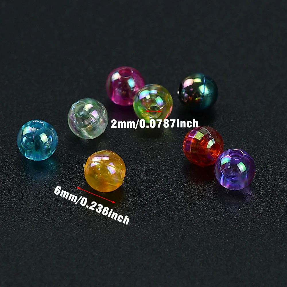 Cuentas redondas de freno para pesca con carpa – colores variados - imagen 3