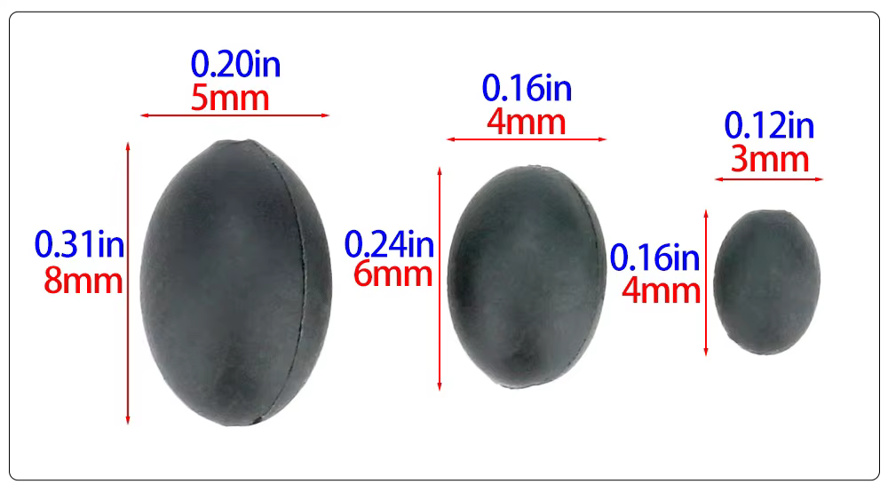 Pesasa de tungsteno 6mm