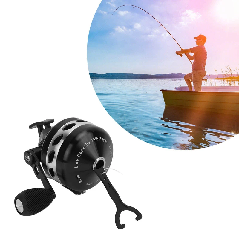 Carrete Baitcast Metal BL39 – Negro/rojo 3,6:1 para pesca - imagen 2