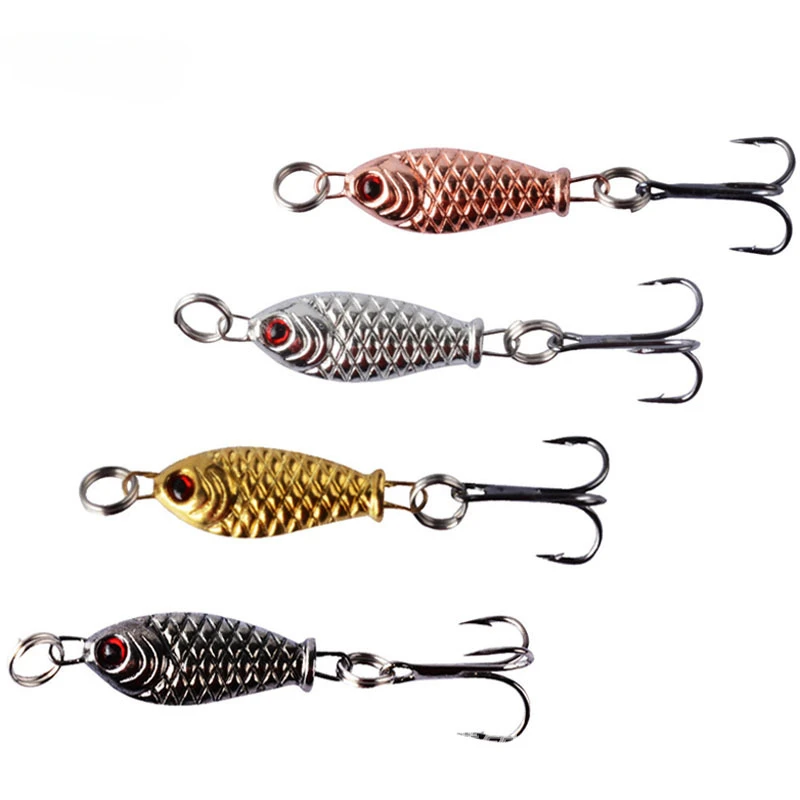 Cebo duro de plomo con diseño de escamas para pesca - imagen 4