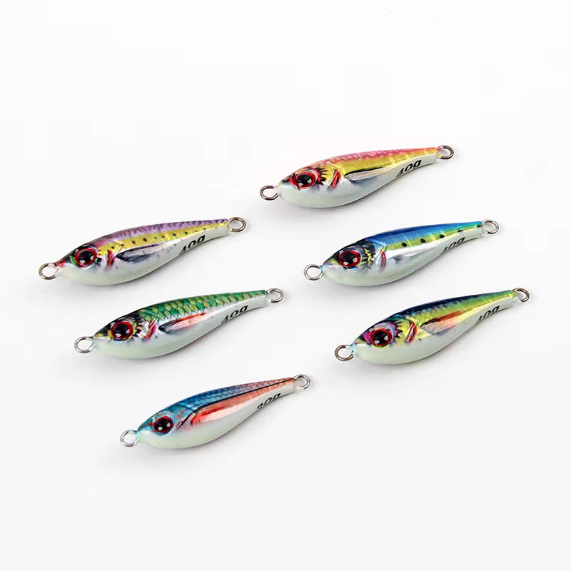 Slow Jig 228 Luminoso – Señuelo Plomado con Gancho Auxiliar - imagen 5