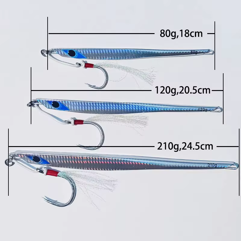 Silver Quick Jig: señuelo jigging para lubina - imagen 3