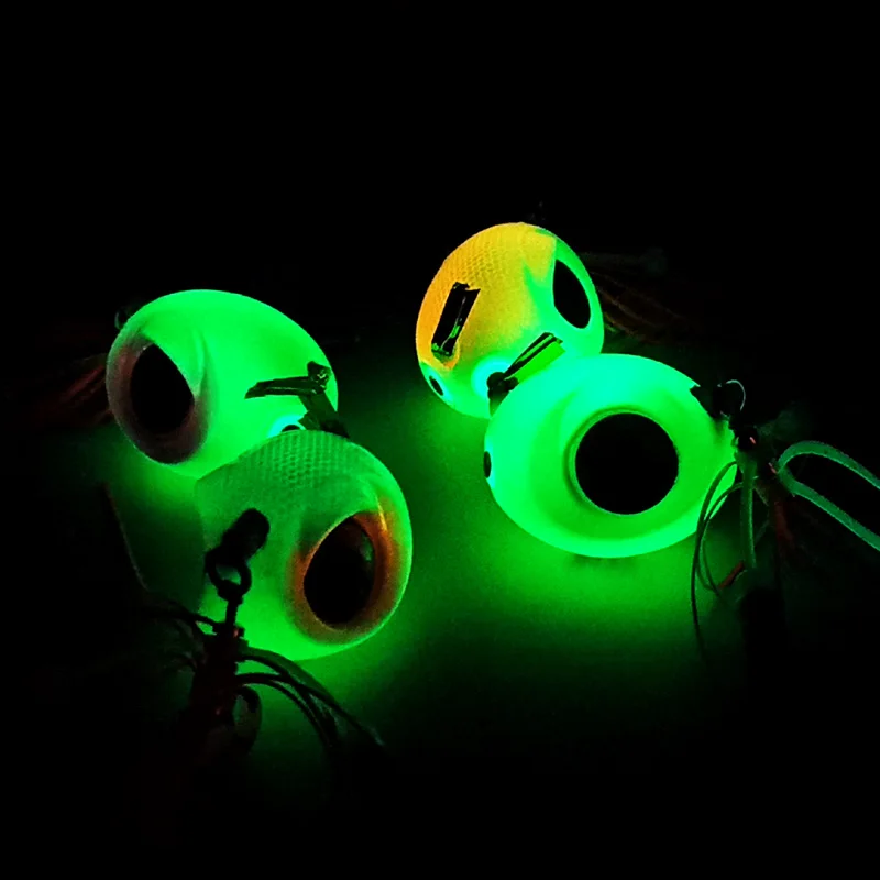 Jig Heads Luminosas Inchiku con Ojos 3D – Plomo - imagen 5