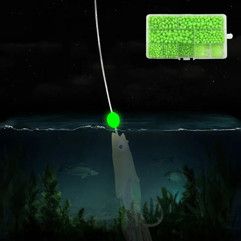 ShareShark cuentas fluorescentes ovales plásticas para montaje - imagen 2