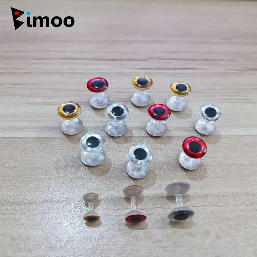 Ojos holográficos 3D en colores dorado y plateado