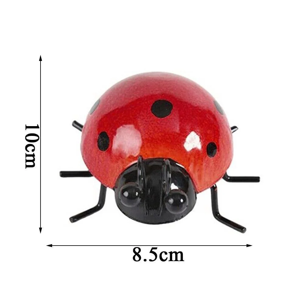 Mini señuelo mariquita metal para pesca deportiva