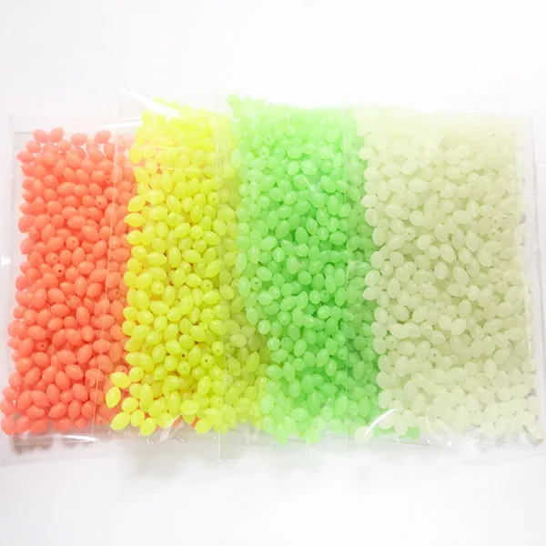 Cuentas luminosas doradas Glow Beads para pesca nocturna