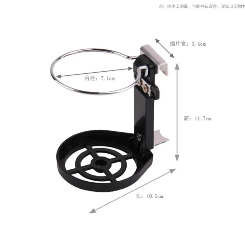 Soporte para taza de pesca plegable de aluminio para silla