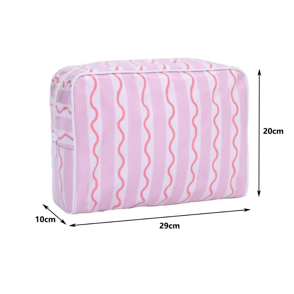 Bolsa de cosméticos impermeable de doble capa