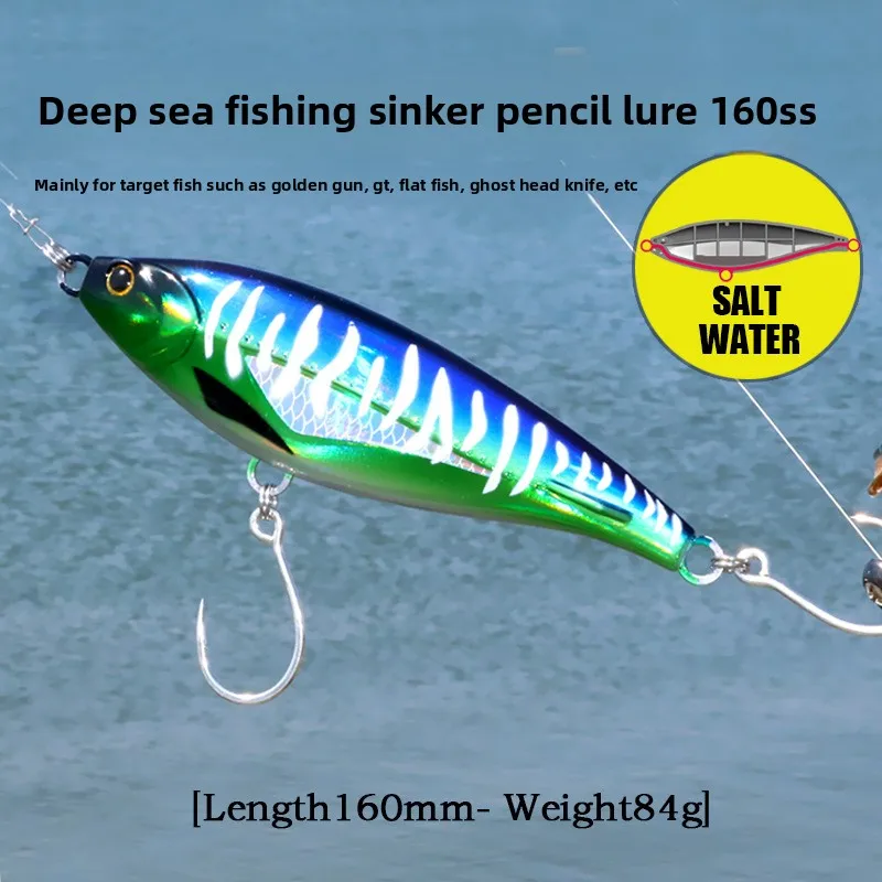 MUKUN Madscad stickbait lápiz de largo alcance para atún y wahoo - imagen 4