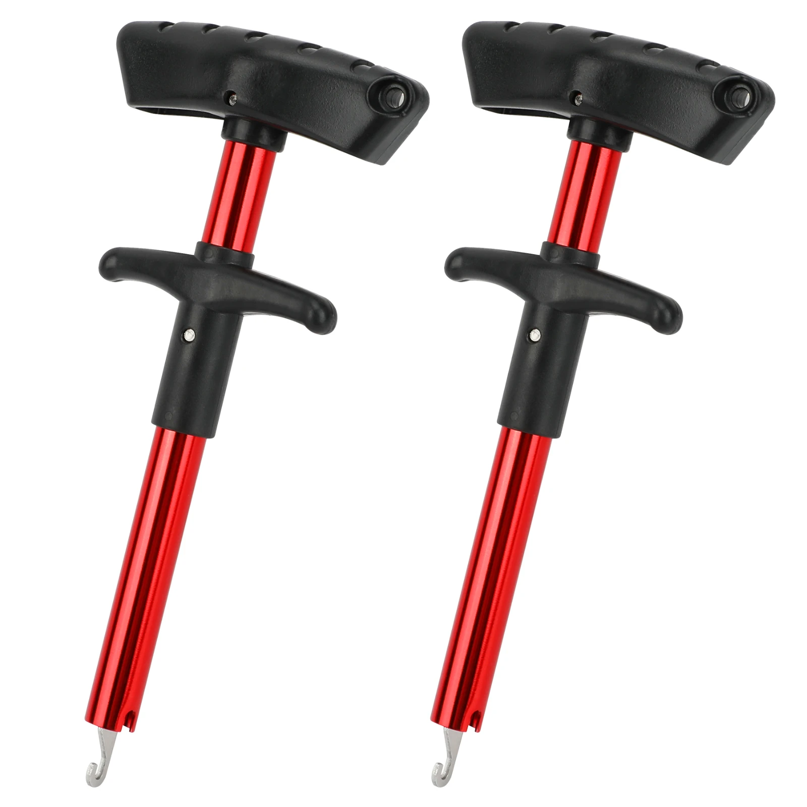 Kit de 2 herramientas de extracción de anzuelos SANLIKE en color rojo y plata