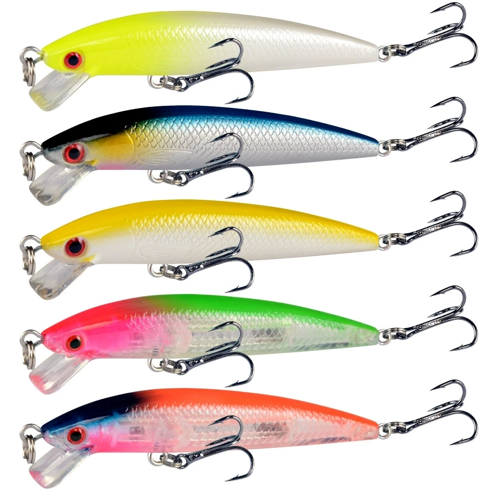Señuelo Minnow Wobbler de superficie para lubina rayada y carpa