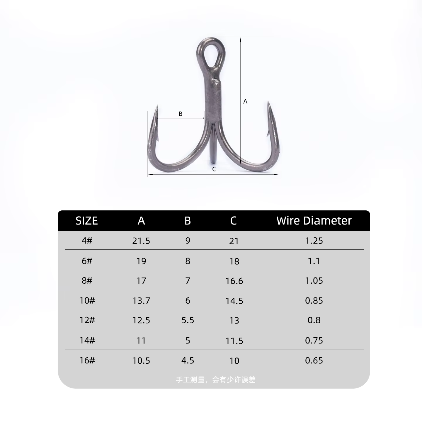 Anzuelos triples OUTKIT – Teflón 4X fuerte ultra afilado - imagen 4