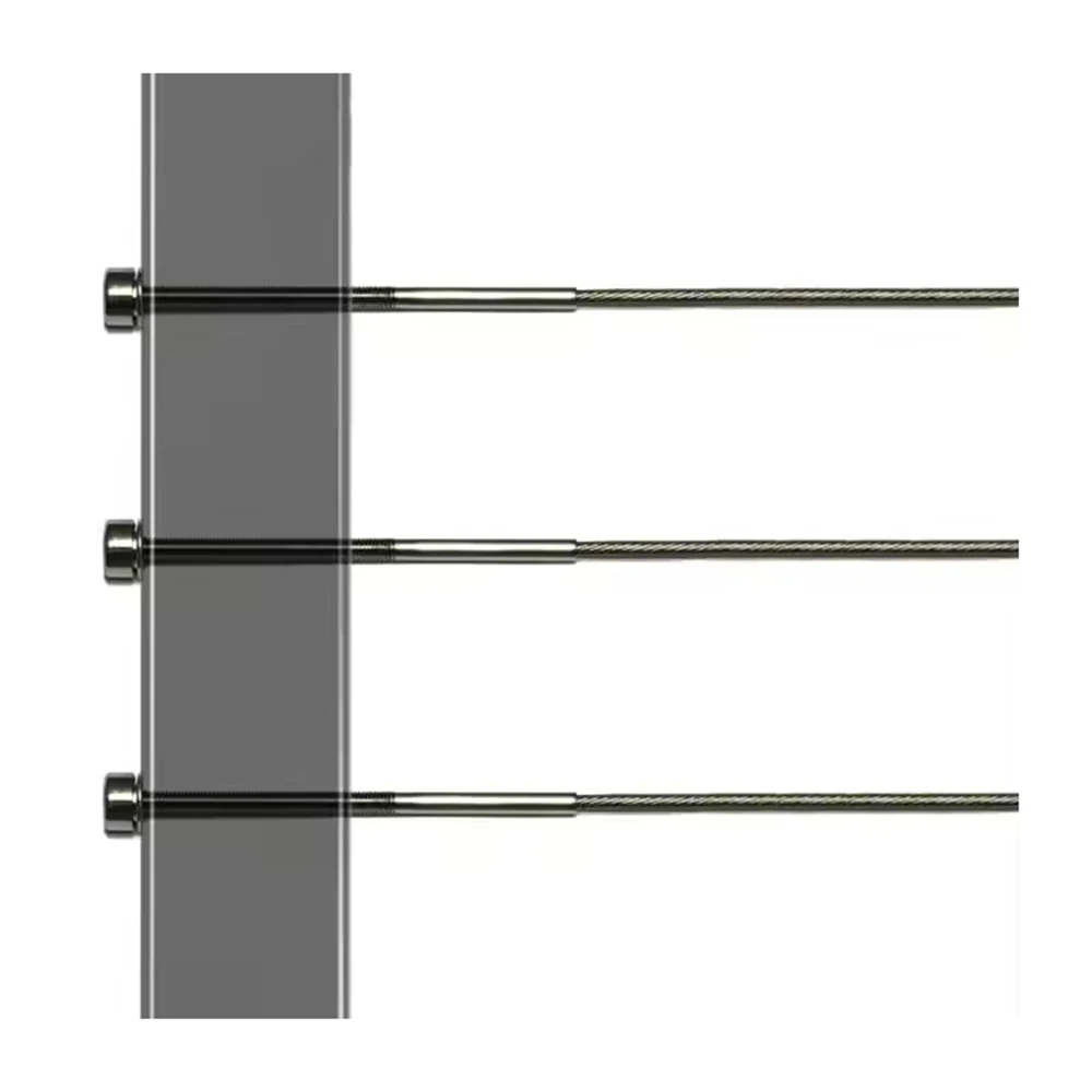 Accesorios barandillas de cable CNC en acero inox para pasamanos - imagen 3