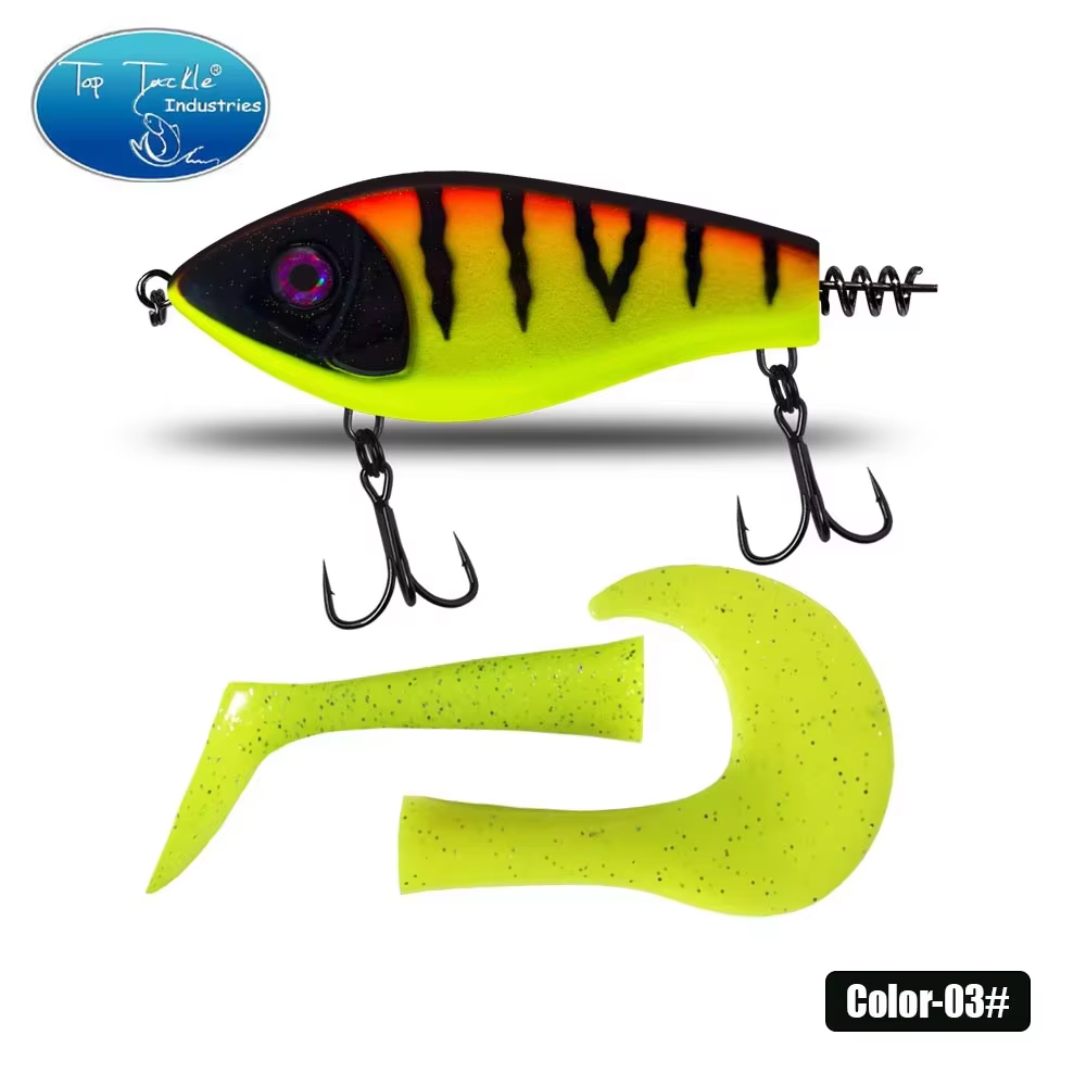 Anzuelos de calidad en el señuelo de pesca