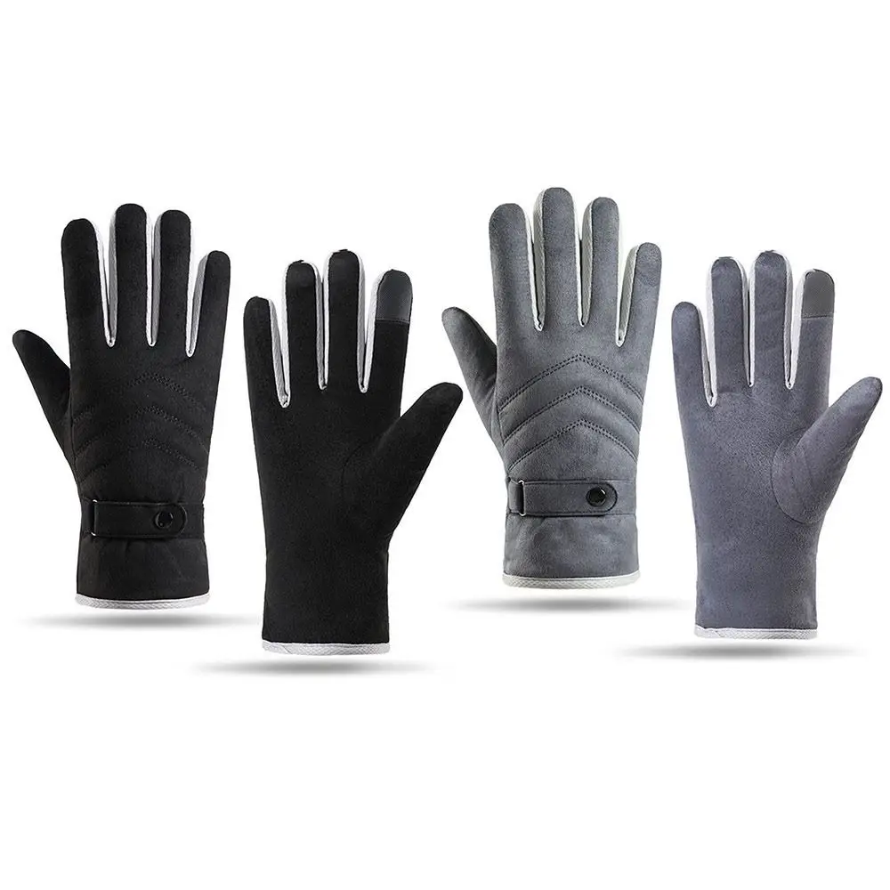 Guantes impermeables de invierno con pantalla táctil y agarre - imagen 3