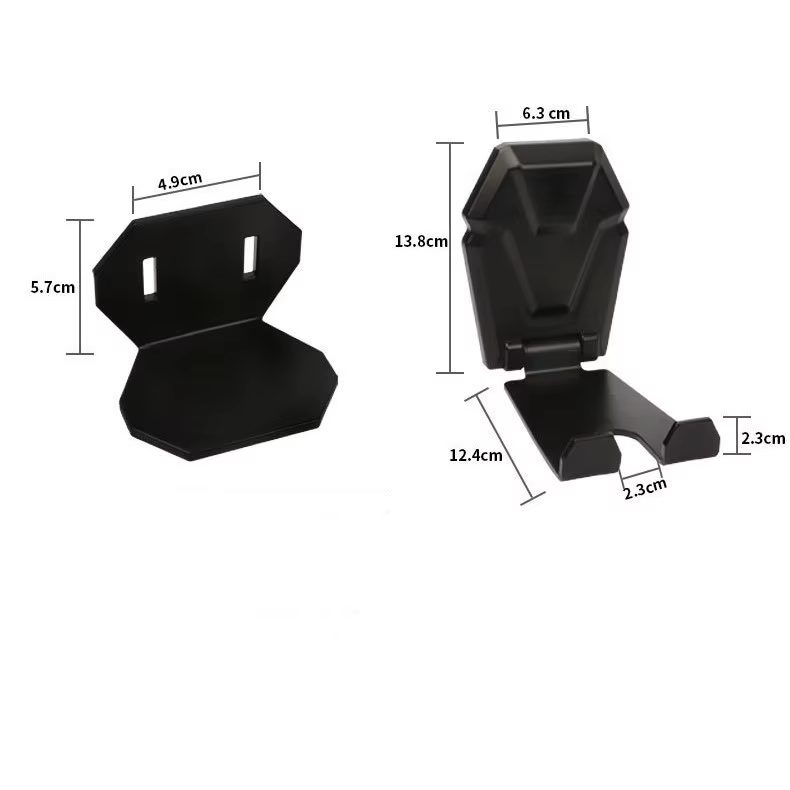 Gancho de pared plegable para bicicleta con soporte para candado - imagen 3