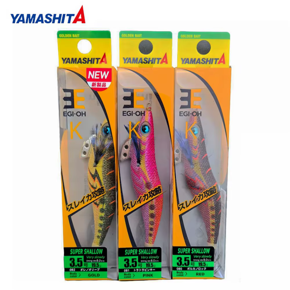 Señuelo Calamar Yamashita EGI-OH K Super Shallow Wood Shrimp - imagen 4