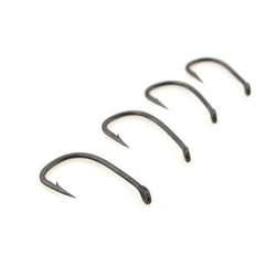 Anzuelos de púas para carpa X702 – Acero alto carbono con ojo y PTFE