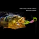 PROBEROS Jig Head con pluma y ojo 3D para lubina en agua salada - imagen 5
