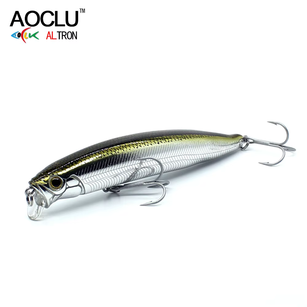 AOCLU Seabass Killer Wobbler flotante - Señuelo Minnow Jerk biónico - imagen 4