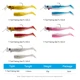 TSURINOYA Flutter señuelo blando cola en T con jig para lubina - imagen 4