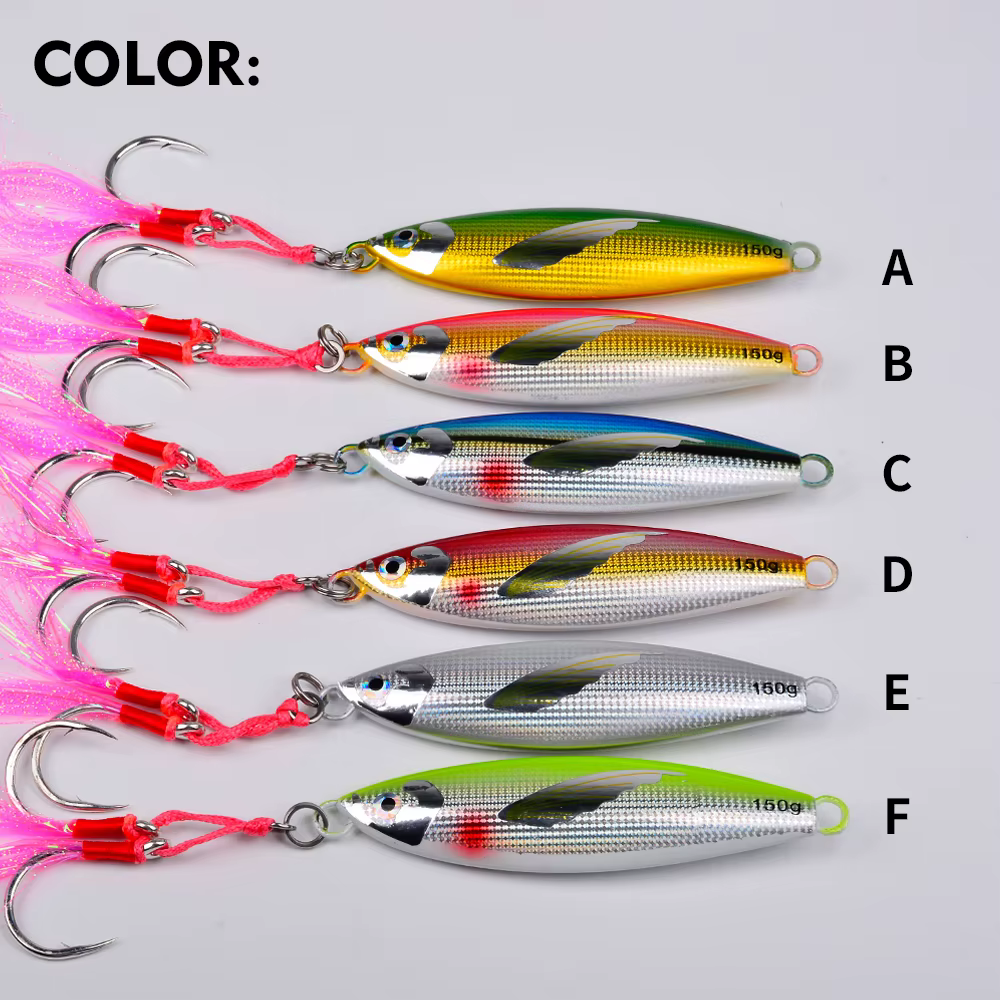 Señuelo Jigging Proberos 3D Ojo de Pez 100-150g para Lubina Salada - imagen 2
