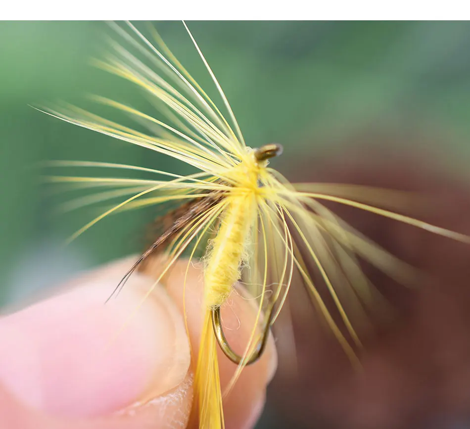 Mosca seca MNFT para pesca de trucha
