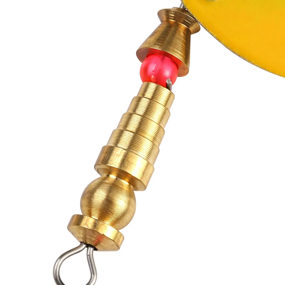 Señuelo cuchara metálica giratoria con lentejuelas para lucio - imagen 3