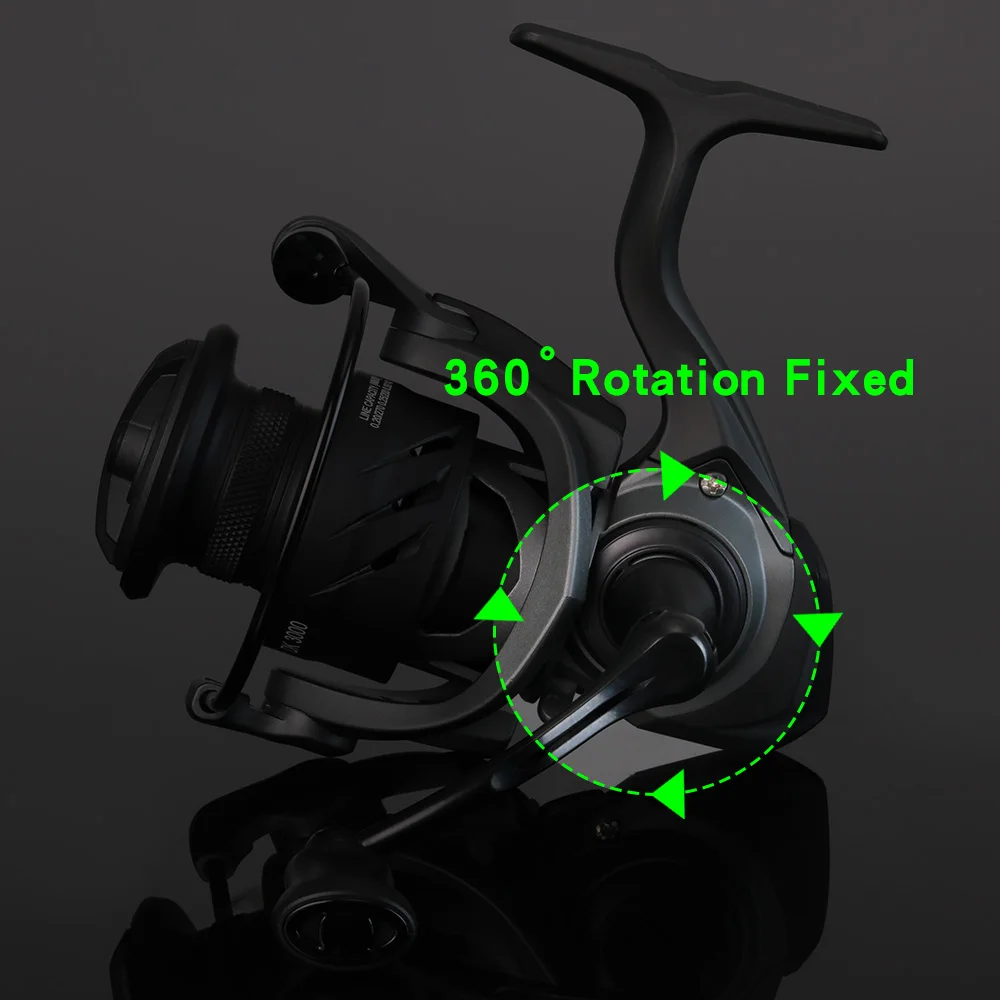 Carrete Spinning Bakawa 5.5:1 – Alta Velocidad para Pesca de Carpas - imagen 4
