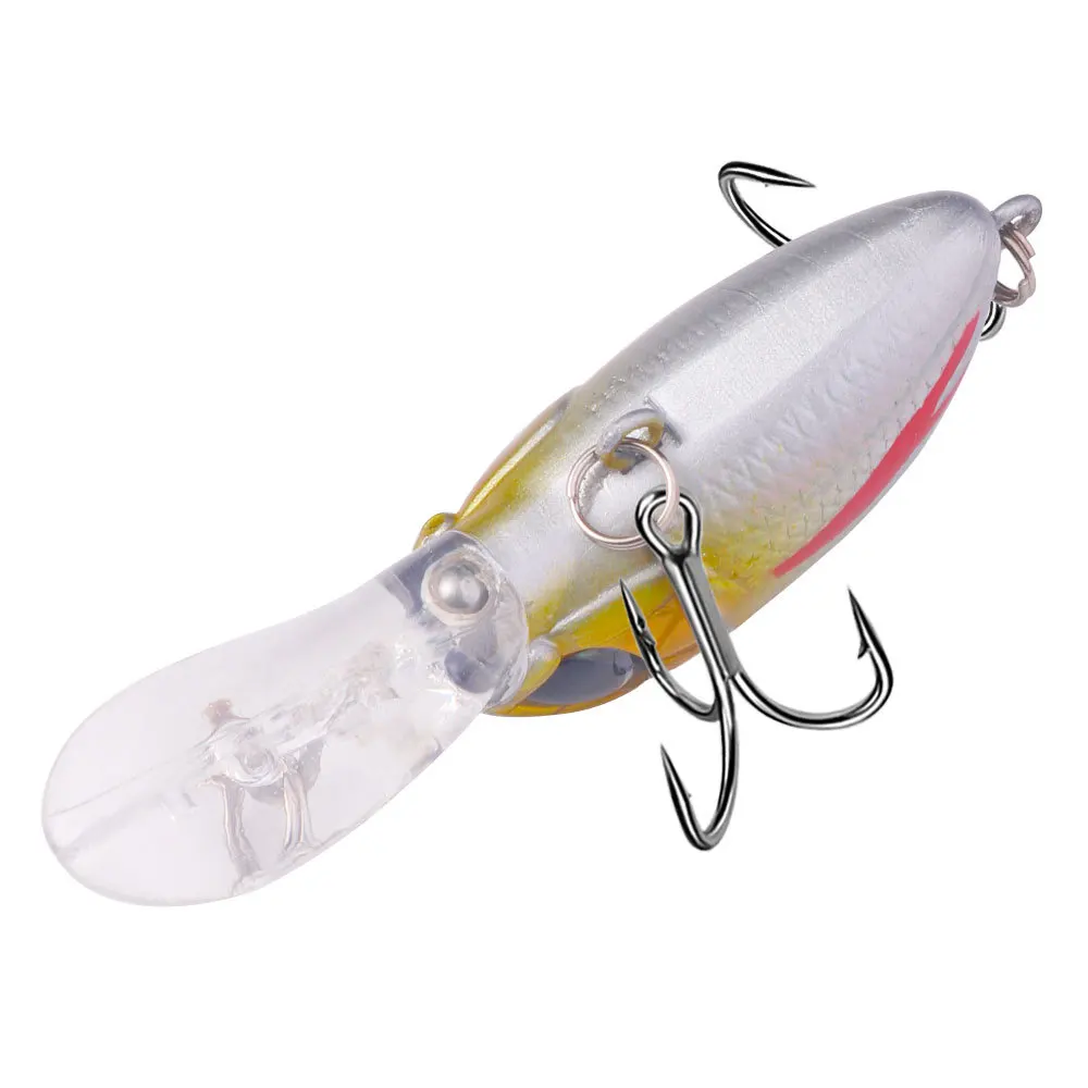 Jerkbait flotante Minnow de lengüeta larga para lubina y lucio - imagen 3