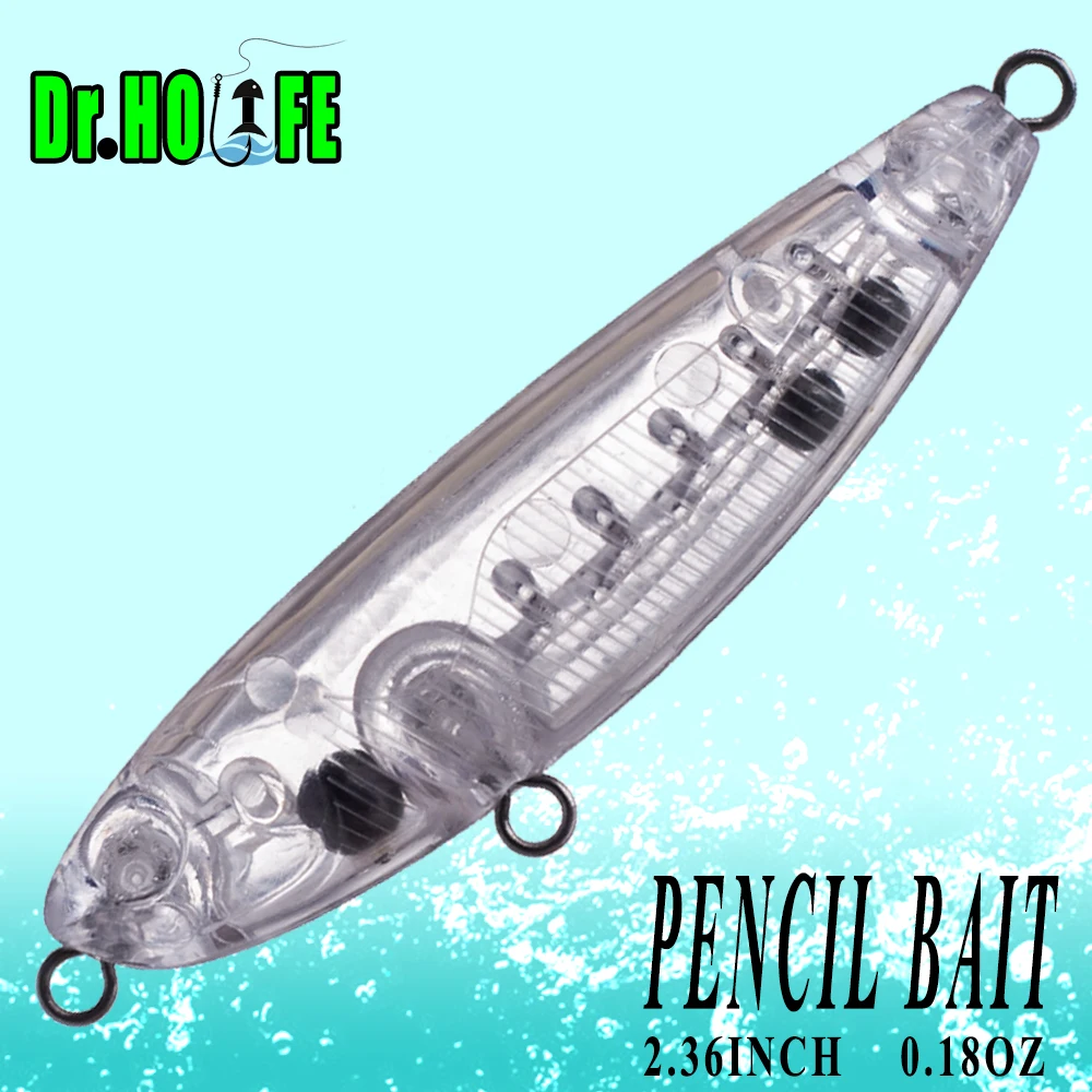 Dr.Holife mini señuelo lápiz flotante en blanco sin labios para DIY - imagen 5