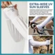 Mangas protectoras con protección solar transpirables para ciclismo