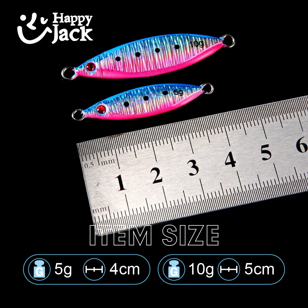 Happyjack Micro Shore Jack – Señuelo jigging costa 5-10g agua salada - imagen 3